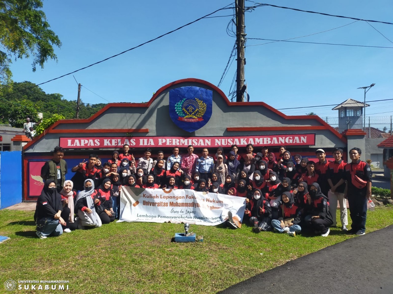Masuk Nusakambangan, 52 Mahasiswa UMMI Studi Lapangan.